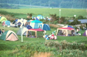 広々したテントサイト