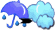 雨のち曇